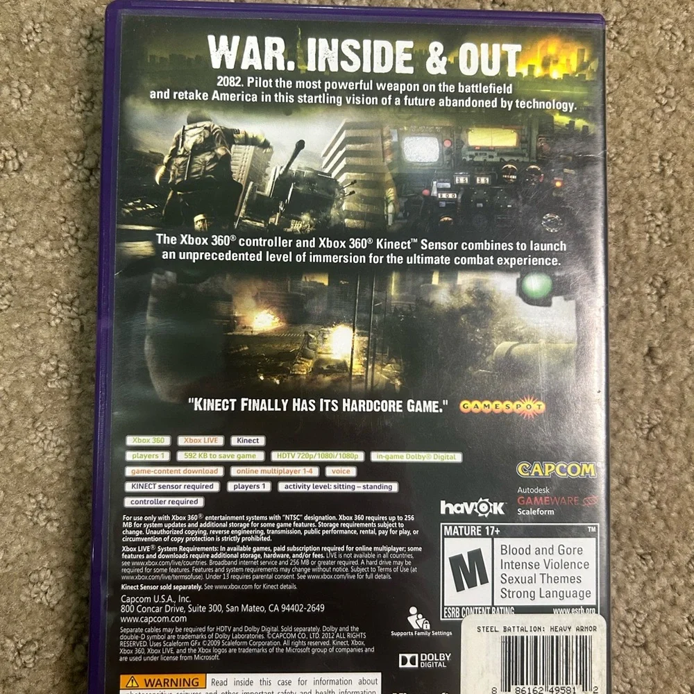 Steel Battalion: Heavy Armor (Kinect) - Microsoft Xbox 360